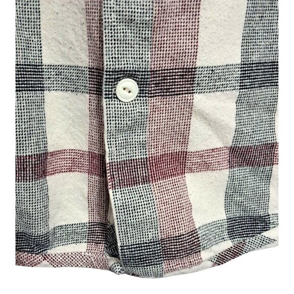 Vintage 90s Billabong Design Works Plaid Flannel Shirt Size M Surf Style - Picture 10 of 13